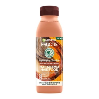 Garnier Fructis Macadamia Hair Food Smoothing Shampoo voor droog en weerbarstig haar 350 ml