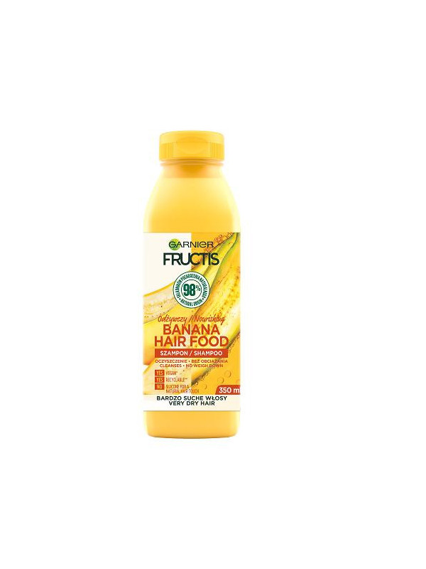 Garnier Fructis Banana Hair Food Voedende Shampoo voor zeer droog haar 350 ml