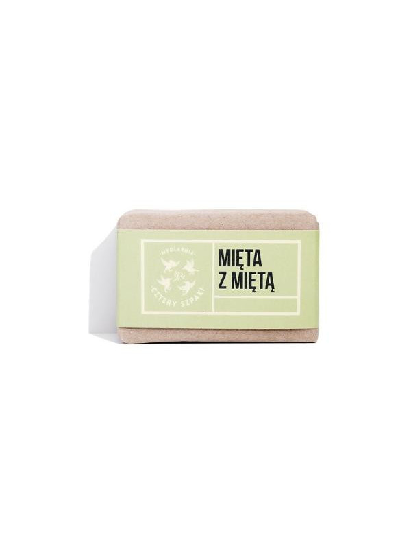 Mydlarnia Cztery Szpaki Natural Mint and Mint Soap 110 g