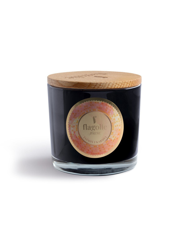 Flagolie Natural Scented Soy Candle Jasmine and Caramel 170 g