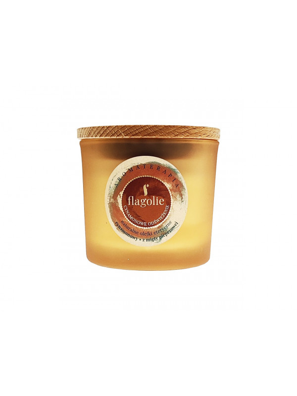 Flagolie Natural Soy Candle for Aromatherapy Cinnamon Refreshment 170 g