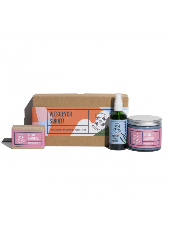 Mydlarnia Cztery Szpaki Set Lavendel Peeling + Zeep + Hydrolaat