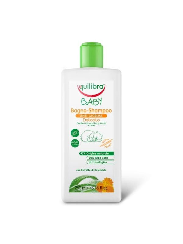 Equilibra BABY zachte lichaams- en haarshampoo voor kinderen 250 ml