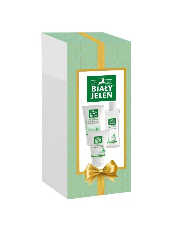 Biały Jeleń Soothing Care set Peeling gel 150 ml + Micellar liquid 265 ml + Face cream 100 ml