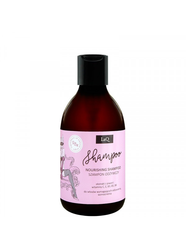 LaQ Kocica Piwonia Nourishing hair shampoo 300 ml