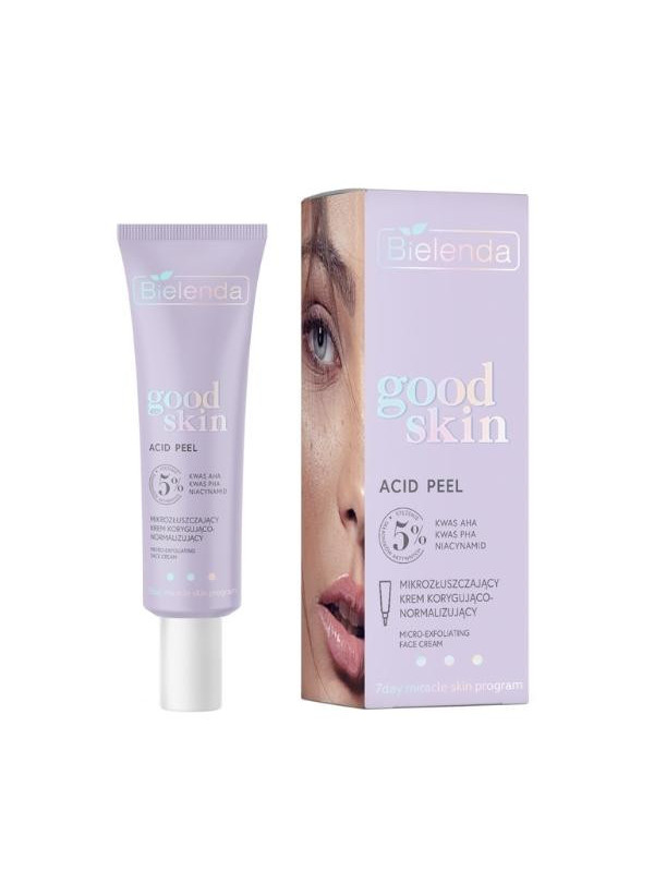 Bielenda GOOD SKIN ACID PEEL micro-exfoliërende corrigerende en normaliserende gezichtscrème 50 ml