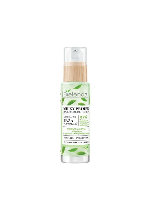 Bielenda MILKY PRIMER MICROBIOME PROTECTION natural Matcha make-up base + Prebiotic 30 ml