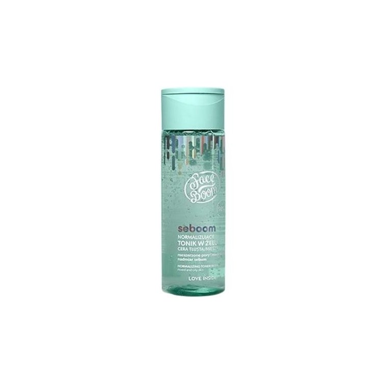 FaceBoom SEBOOM Normaliserende Gel Tonic Dopieszczający Pomagier 200 ml