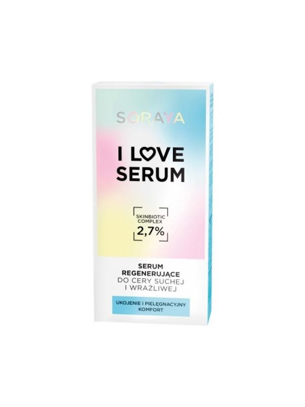 Soraya I LOVE SERUM Regenererend serum voor de droge en gevoelige huid 30 ml