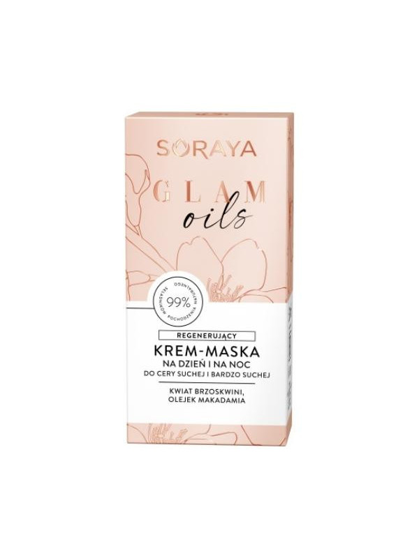 Soraya GLAM OILS regenererend gezichtscrème-masker voor dag en nacht 50 ml