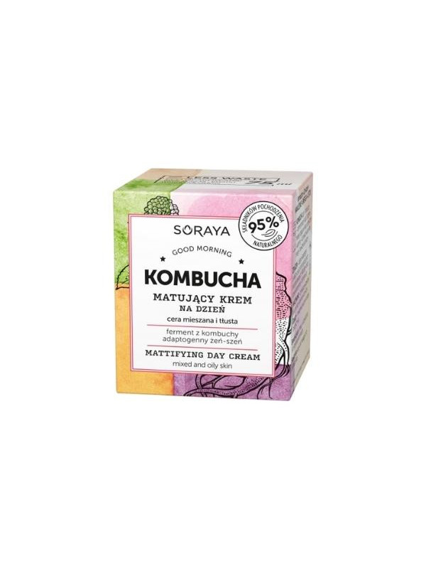 Soraya KOMBUCHA matterende dagcrème voor de gecombineerde en vette huid 75 ml