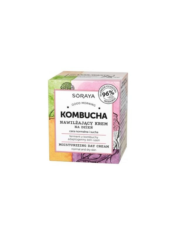 Soraya KOMBUCHA hydraterende dagcrème voor de normale en droge huid 75 ml