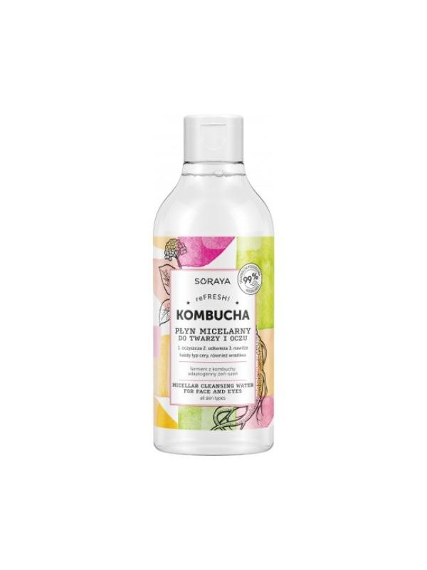 Soraya KOMBUCHA Micellair water voor gezicht en ogen 400 ml