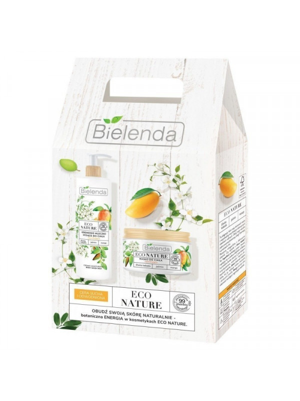 Bielenda Cadeauset ECO NATURE romige Body Wash Milk + Body Butter