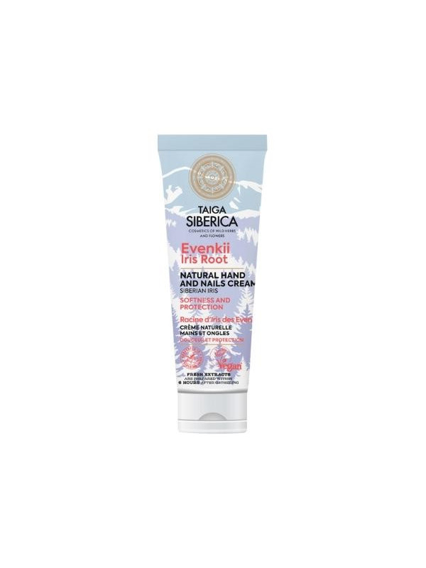 Natura Siberica Taiga Siberica vegan protective hand and nail cream with Iris Root 75 ml