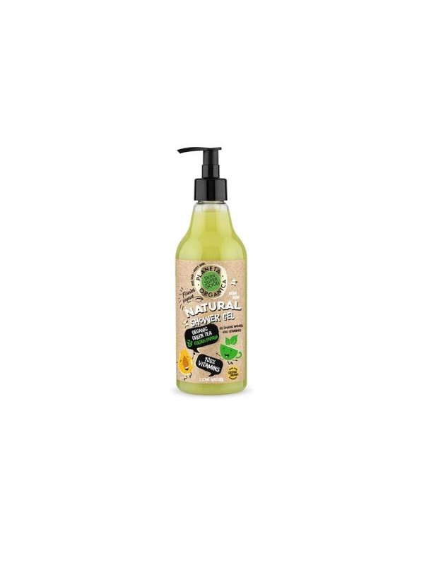 Planeta Organica Skin Super Good natuurlijk reinigende en voedende Douchegel 100% Vitamins 500 ml