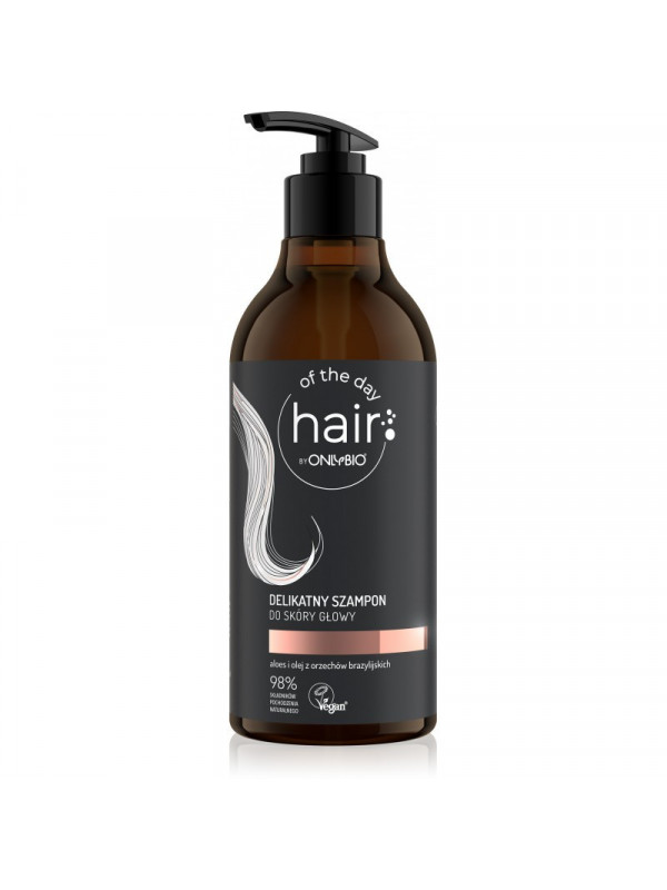 ONLYBIO Haar van de dag zachte shampoo voor de hoofdhuid 400 ml