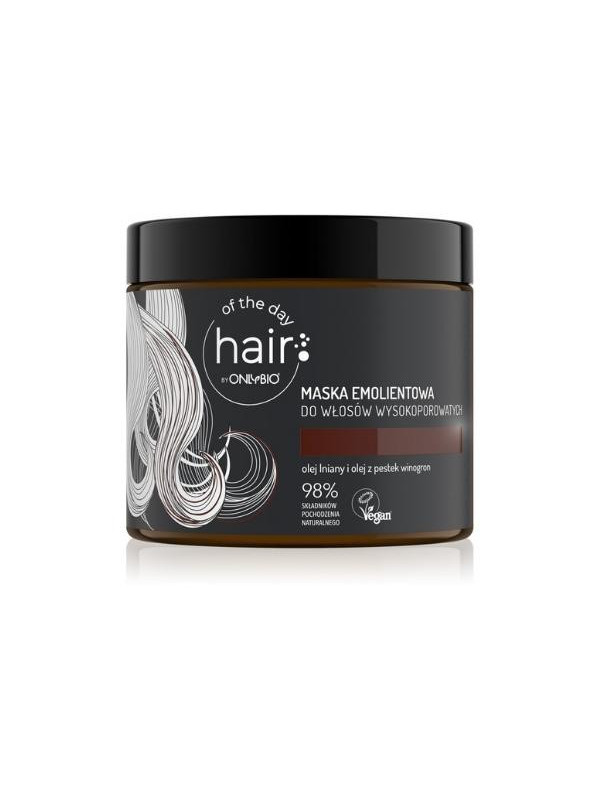 ONLYBIO Hair of the day Emollient mask for high porosity hair 400 ml