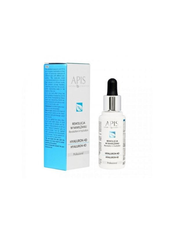 Apis Revolution in feuchtigkeitsspendender Hyaluron 4D parfümfreier Hyaluronsäure 30 ml