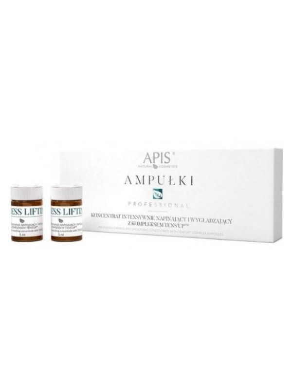 Apis Express Lifting Ampoules Intensively tightening and smoothing concentrate with Tens'Up ™ complex 5x5 ml