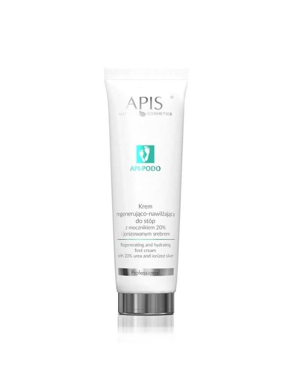 Apis Api-Podo Regenererende en hydraterende voetcrème met 20% ureum en geïoniseerd zilver 100 ml