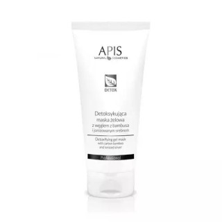 Apis Detox detoxifying gel mask with bamboo charcoal and ionized silver 200 ml