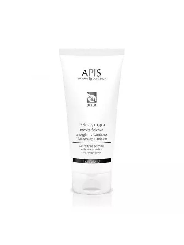 Apis Detox ontgiftend gelmasker met bamboe houtskool en geïoniseerd zilver 200 ml