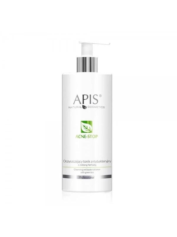 Apis Acne - Cleansing Stop Antibacterial tonic with green tea 500 ml