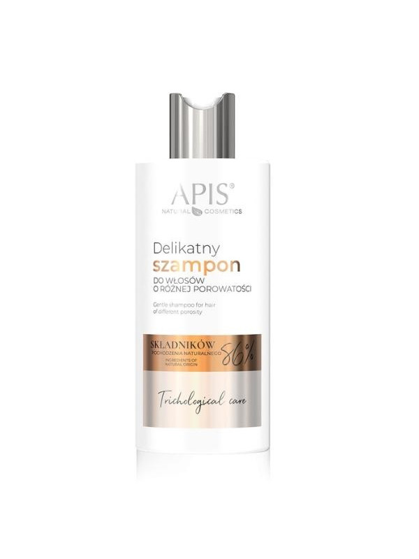 Apis Trichological Care zartes Shampoo für Haare mit unterschiedlicher Porosität, 300 ml