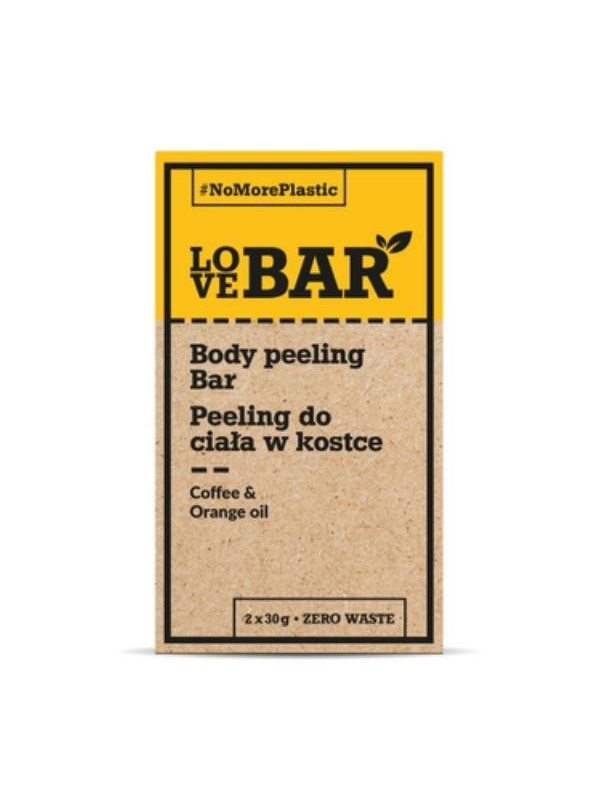 Love Bar Body Peeling Cube Coffee & Orange Oil 2x30 g