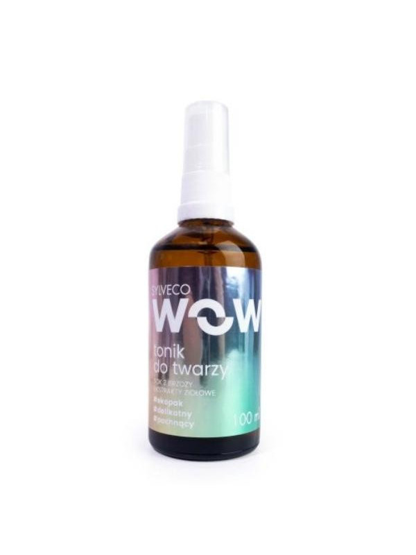 Sylveco WOW mild face toner for daily care of teenage skin Birch juice and herbal extracts 100 ml