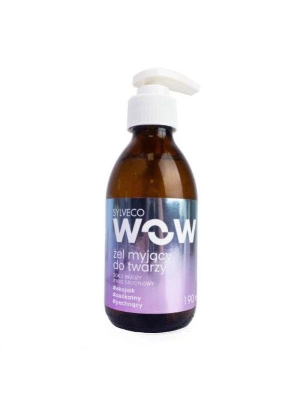 Sylveco WOW mild washing gel for skin with acne lesions and enlarged pores Birch juice and Salicylic Acid 190