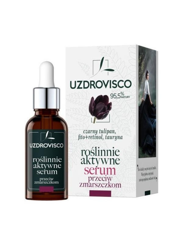 Uzdrovisco actieve plant anti-rimpel Serum Black Tulip 30 ml