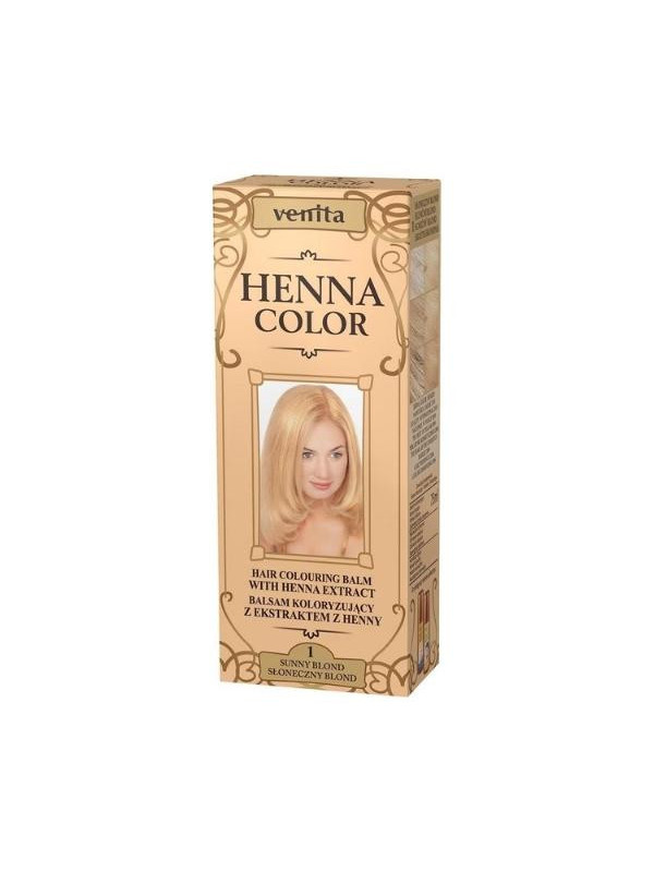 Venita Henna Color Kleurbalsem met henna-extract /1/ Sunny Blond 75 ml