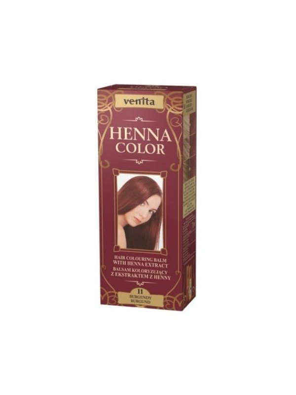 Venita Henna Color Coloring balm with henna extract /11/ Burgundy 75 ml