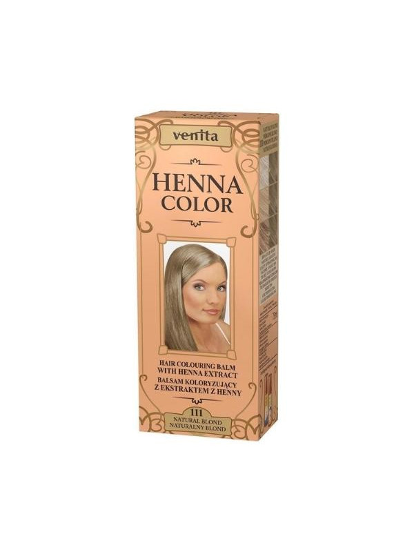 Venita Henna Color Kleurbalsem met henna-extract /111/ Natural Blond 75 ml