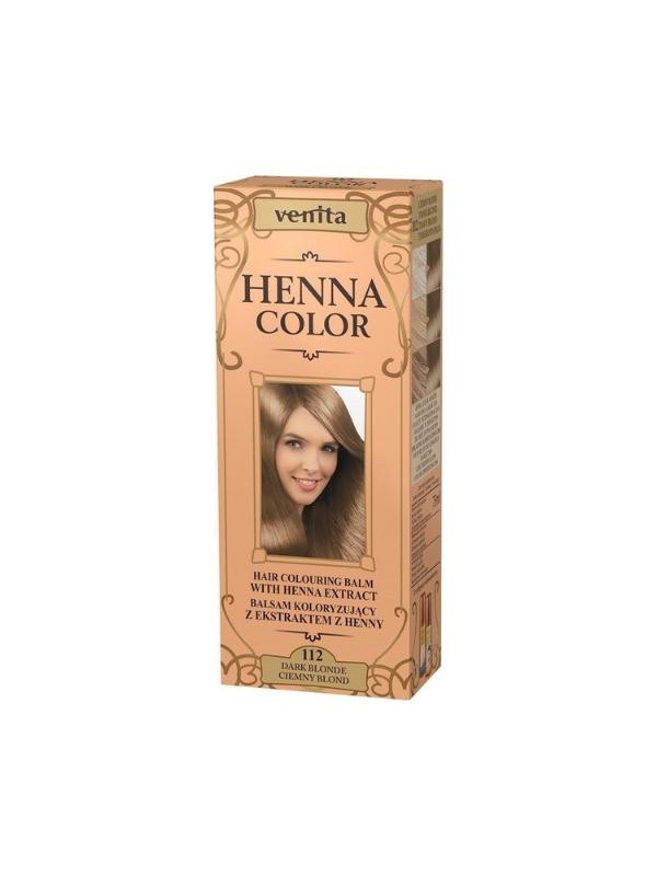 Venita Henna Color Coloring balm with henna extract /112/ Dark Blond 75 ml