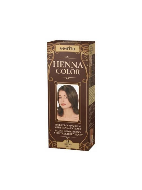 Venita Henna Color Coloring balm with henna extract /15/ Brown 75 ml