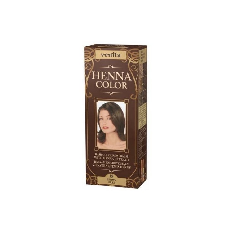 Venita Henna Color Kleurbalsem met henna-extract /15/ Bruin 75 ml