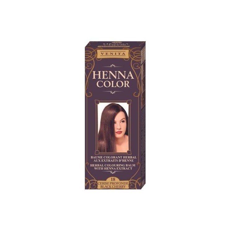 Venita Henna Color Coloring balm with henna extract /18/ Black Cherry 75 ml