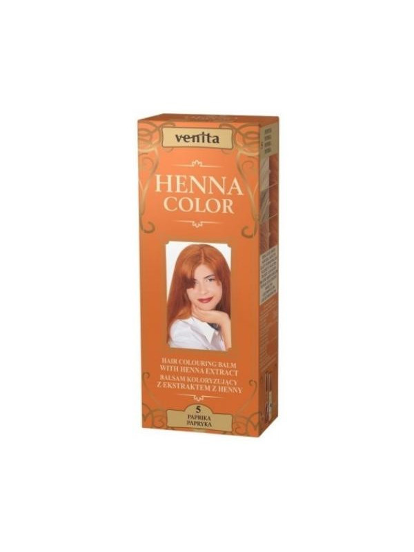 Venita Henna Color Coloring balm with henna extract / 5 / Paprika 75 ml