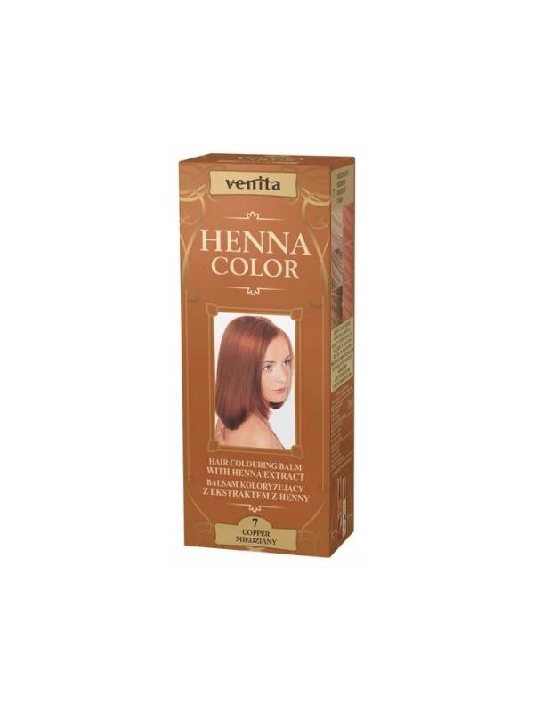 Venita Henna Color Coloring balm with henna extract /7/ Copper 75 ml