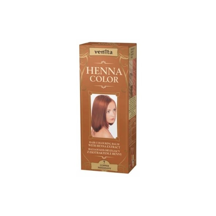 Venita Henna Color Coloring balm with henna extract /7/ Copper 75 ml