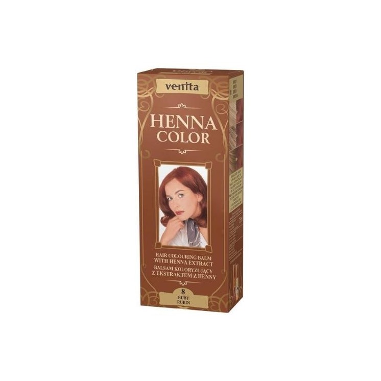 Venita Henna Color Coloring balm with henna extract /8/ Rubin 75 ml