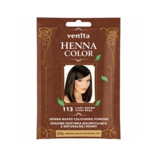 Venita Henna Color kruiden Conditioner kleuring met natuurlijke henna /113/ Lichtbruin 25 g