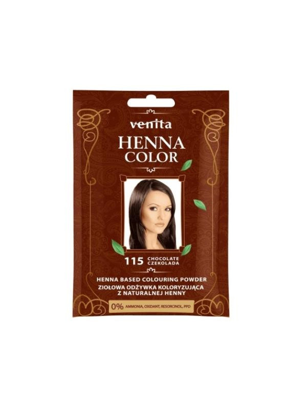 Venita Henna Color kruiden Conditioner kleuring met natuurlijke henna /115/ Chocolade 25 g