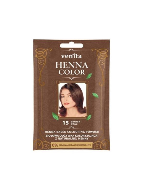 Venita Henna Color herbal Coloring conditioner with natural henna /15/ Brown 25 g