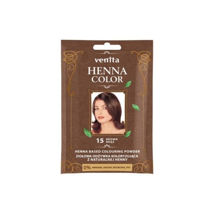 Venita Henna Color herbal Coloring conditioner with natural henna /15/ Brown 25 g