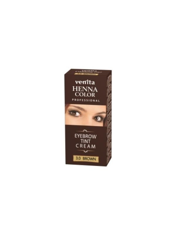 Venita Professional Henna Color Henna for eyebrows in cream /4.0/ Brown 30 g