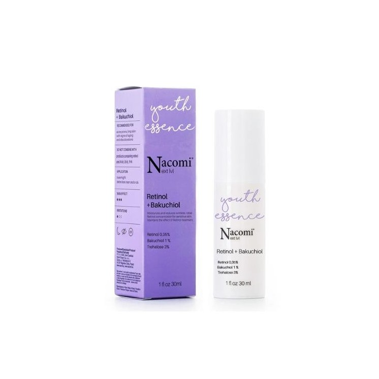 Nacomi Next Level Anti-Aging Gesichtsserum mit Retinol 0,35 % + Bakuchiol 1% 30 ml (30.11.2025)